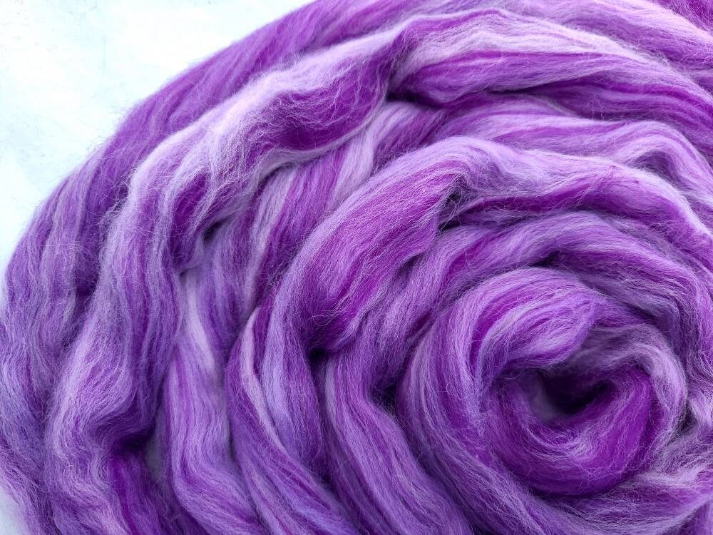 Purple Merino Wool Etsy
