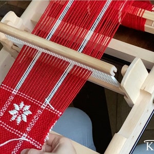 10" Kromski Presto Rigid Heddle Loom Perfect for Traveling and Teaching Kids to Weave, Comes with a Double Heddle Block