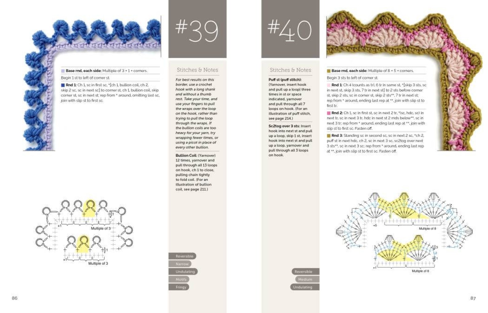 Every Which Way Crochet Borders by Edie Eckman Creative Etsy