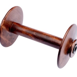 Regular Bobbin Fits All Kromski Spinning Wheels, Holds up to 4.2 ounces of Hand-spun Yarn, Walnut, Mahogany, or Clear Finish, Or Unfinished Walnut