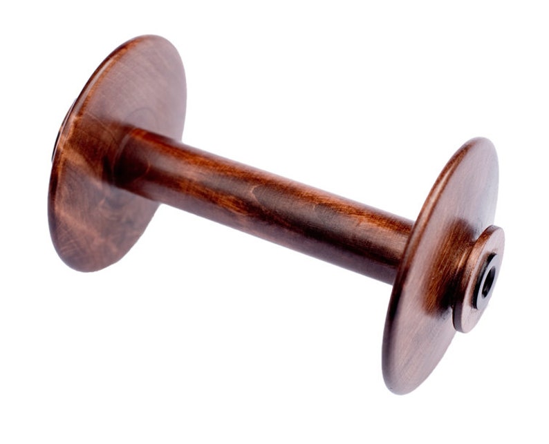 Regular Bobbin Fits All Kromski Spinning Wheels, Holds up to 4.2 ounces of Hand-spun Yarn, Walnut, Mahogany, or Clear Finish, Or Unfinished Walnut