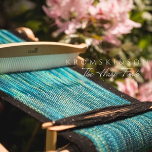 Kromski Harp Forte Rigid Heddle Loom, 8, 16, 24 , or 32" Weaver's Loom, Now with Double Heddle Block, Wooden Loom Clear or Walnut Finish