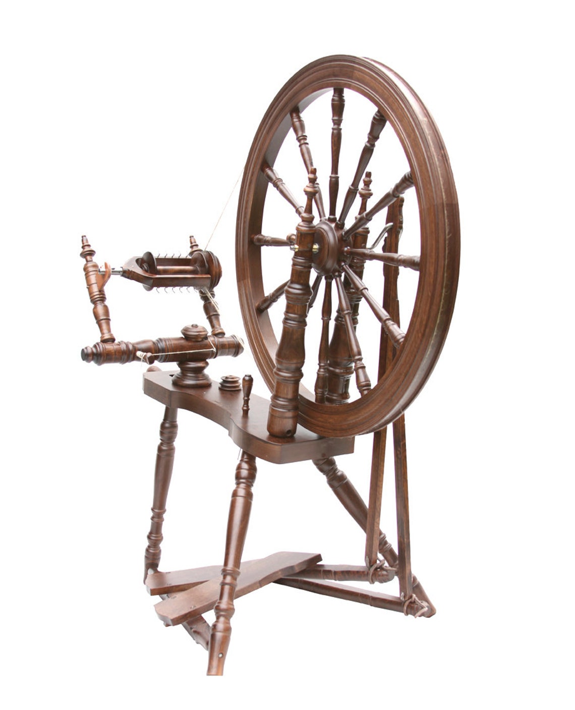 Kromski Symphony Saxony Spinning Wheel Beautiful Classic Etsy