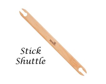 12" Stick Shuttle and Pick-up Stick for Weaving on a Rigid Heddle Loom or Other Weaving Loom