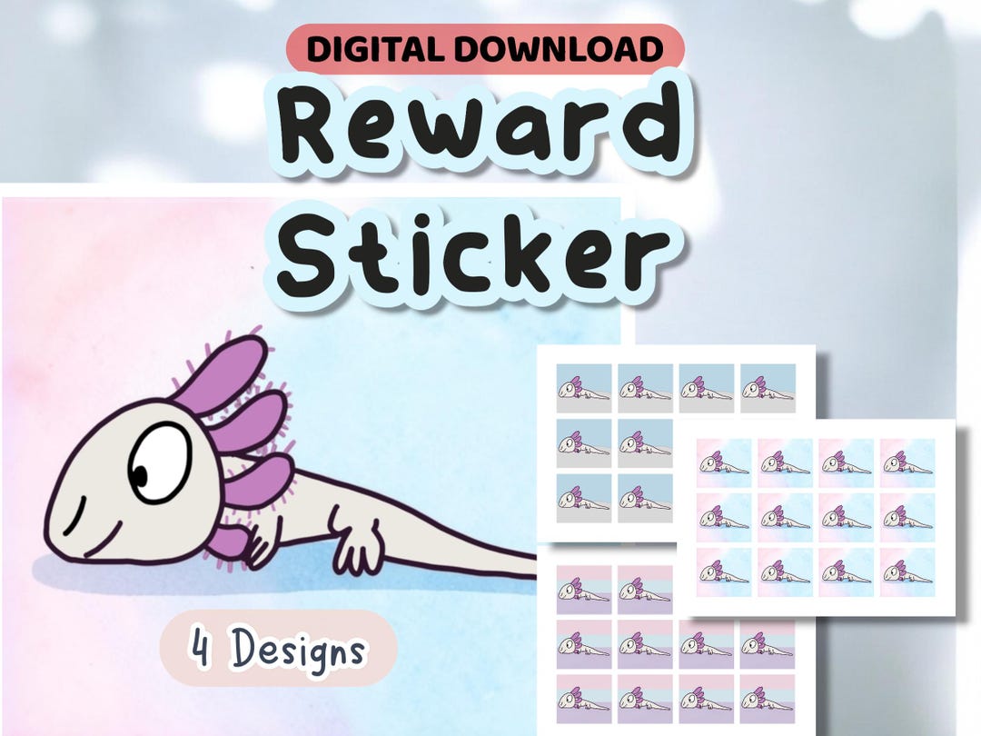 Printable Reward Stickers for Teachers, Classroom Reward Sticker Sheet
