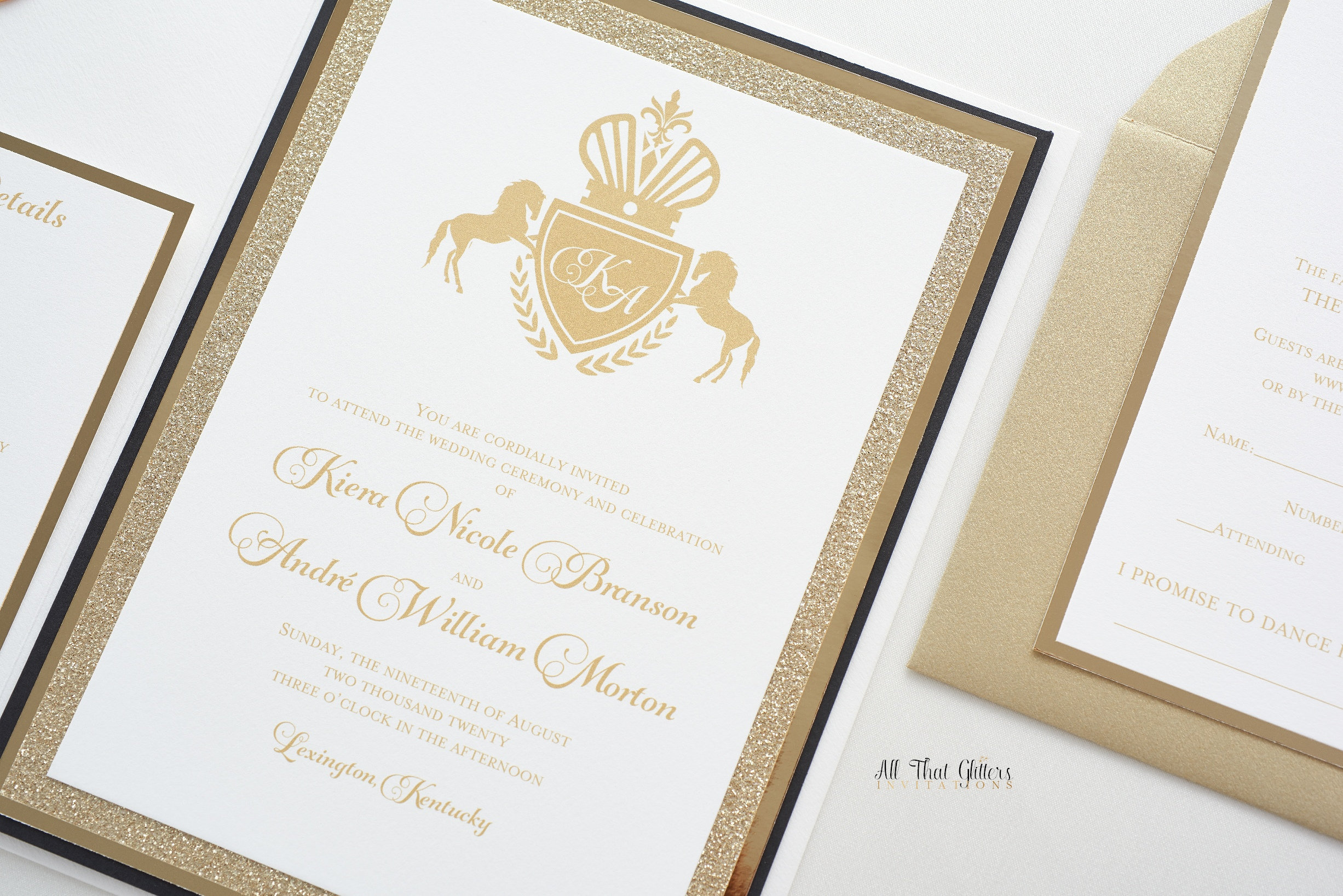 Royal clearance wedding invitation