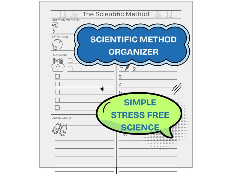 Scientific Method Worksheet | Fillable PDF | Printable Science ...