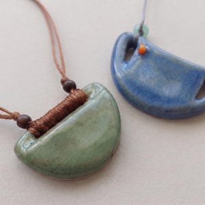 Aromatherapy Necklace,Ceramic Diffuser Necklace,Ceramic Necklace,Handmade Necklace,Porcelain Necklace