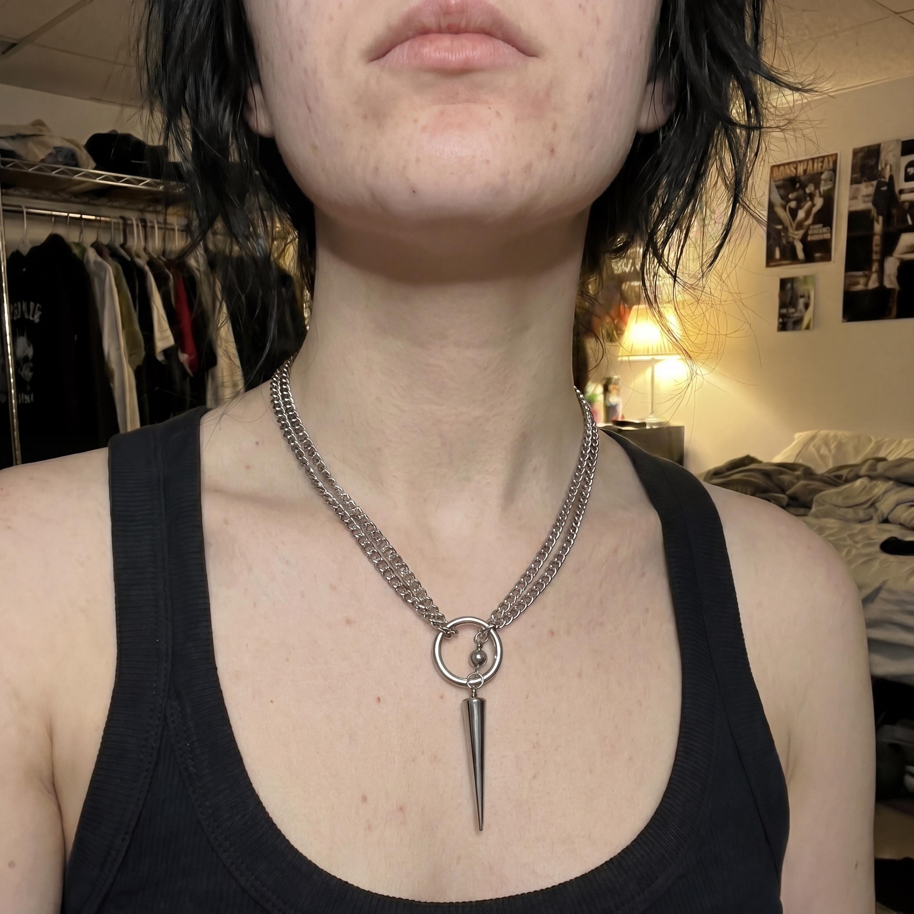 Punk rock necklace - Etsy 日本