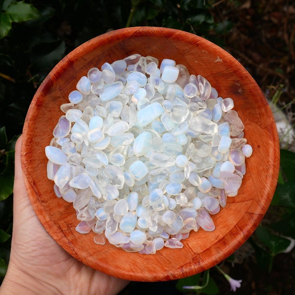 Opalite Mini Stones - Polished Opalite - Small Gemstones - XS Tiny Crystals - Bulk Mini Gemstones - Crystals for Bowls - Scoop of Crystals