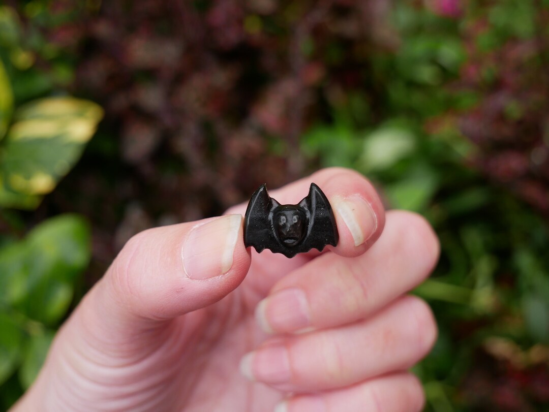 Black Obsidian BATS Spirit Animals Bat Totem Animal Totems Gifts for