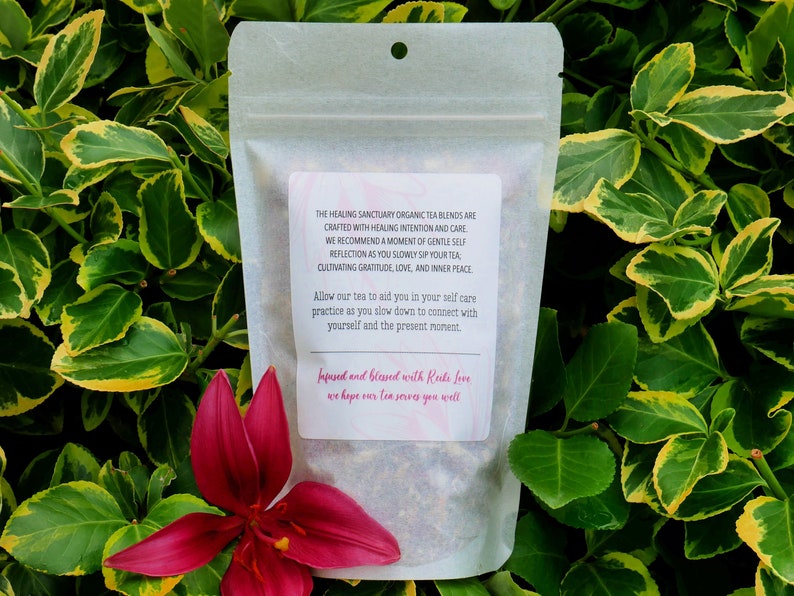 Moon MAGICK Organic Herbal Loose Tea Vegan Caffeine Free Hand Blended Stocking Stuffers image 2