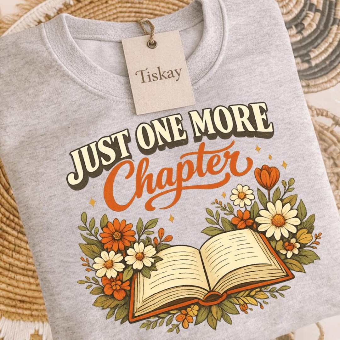 Digital Download, Book Png, Vintage Books Png, Just One More Chapter ...