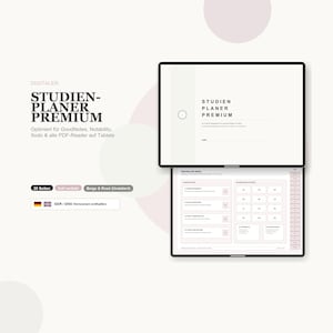 GoodNotes Notability Digital Study Planner | Academic Student Planner | Semester Planner & Pomodoro Tracker | Minimalist Design for iPad