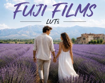 80 Fujifilm-filmemulatie-LUT's | Vintage kleurgradatie, filmtinten (digitale download)