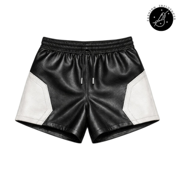 Men's Genuine Sheepskin Leather Brief Shorts Bold Style Elastic Waistband Underwear