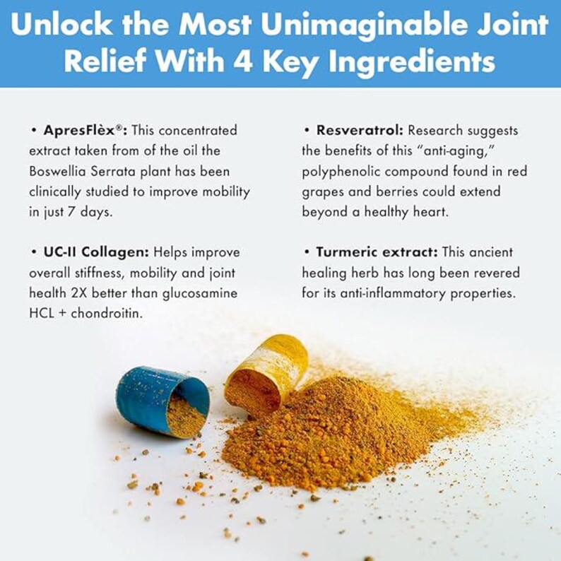 3 PACK Instaflex Advanced Joint Support Supplement - Turmeric ...