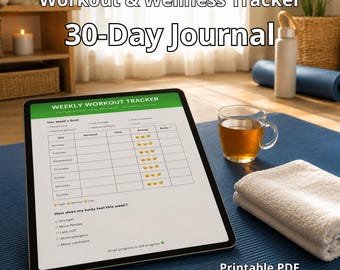 Diário de Treinos e Bem-Estar | 30 Dias para Mulheres Acima de 45 Anos (PDF)