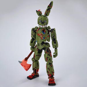 ボニー フィギュア スプリングトラップ ギター付き Spring bonnie action figures - Etsy 日本