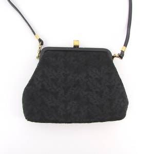 Vintage Black Lace Shoulder Bag - Evening Clutch Purse