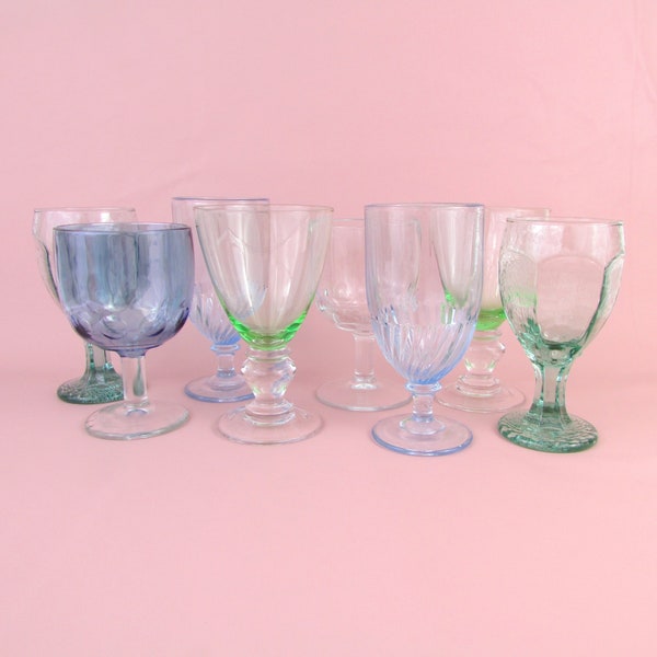 Colored Glassware Etsy