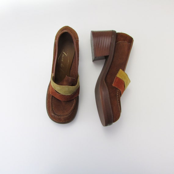 Vintage 1970s Platform Shoes Women - 1970s Platfor