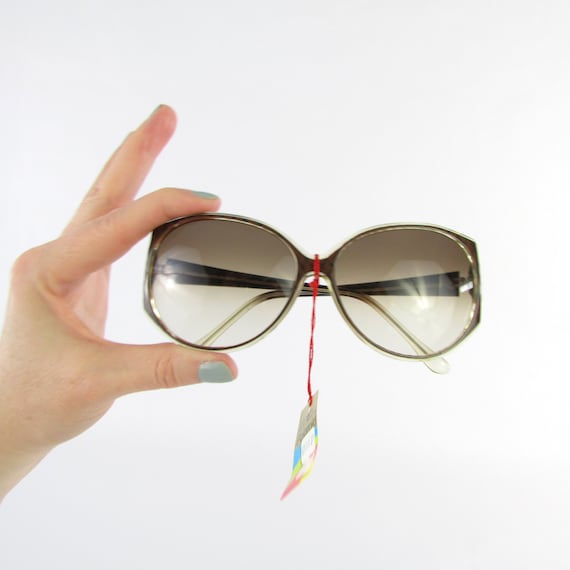 Vintage Sunglasses for Women - Oversized Boho Pol… - image 6