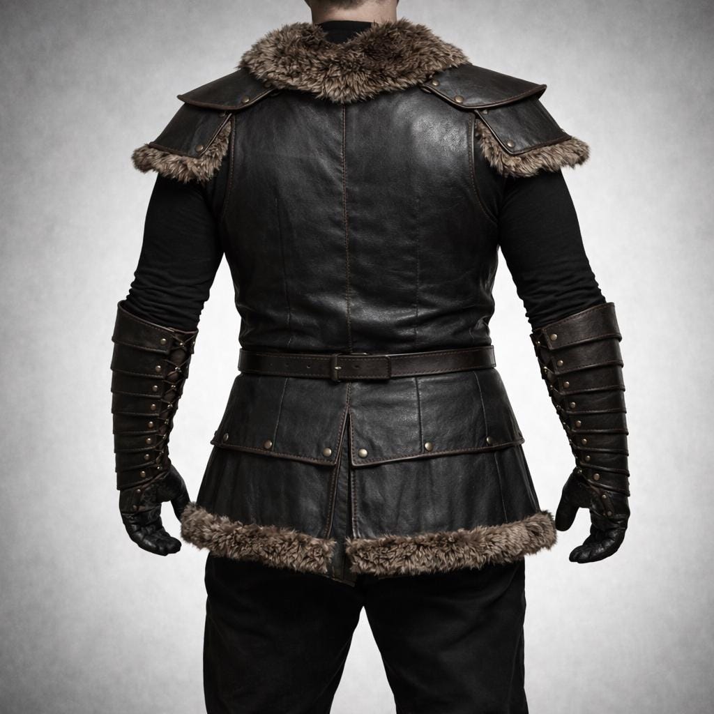Handmade Viking Leather Armor Costume, Medieval Warrior Outfit, Norse ...