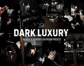 10 Dark Luxury Mobile & Desktop Lightroom Presets,Dark Moody Preset,Dark Aesthetic,Influencer,Minimal,Travel,Outdoor preset for instagram.