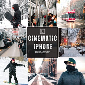 Die 10 besten Kino-IPhone Lightroom-Presets, Kinofilme Mobile Farben, Reinigen ästhetische professionelle Filter, Iphone VSCO Filter, Mobile & Desktop