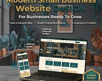 Modern Small Business Website Design | Responsive & SEO Ready | Unlimited Revisions