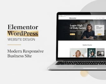 Elementor WordPress Website Design | Modern Responsive Business Site