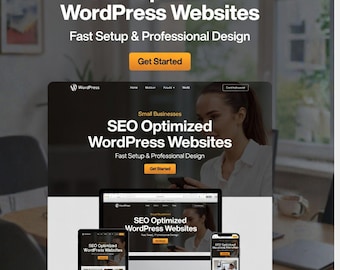 WordPress Website Design for Small Business | SEO Optimized | Fast Setup