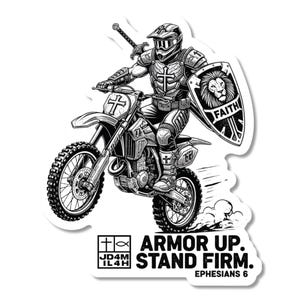 bible verse for motorcycle helmet Jesus Stickers for Bike Helmet