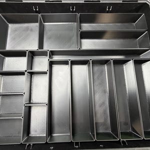 TOUGHBUILT StackTech Drawer Modular Organizer Kit Custom Layout and Bins - Durable ABS, Multiple Color Selections