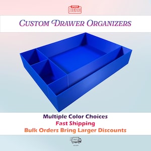 Drawer Organizer Inserts: Modular Storage Solutions (Custom Fit & Color)