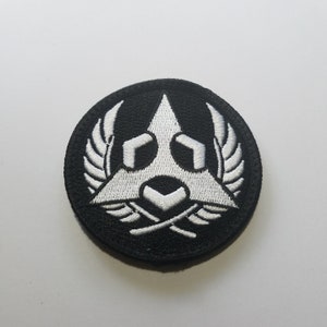 Mishima Crest Patch 2.5" circle with hook and loop backing