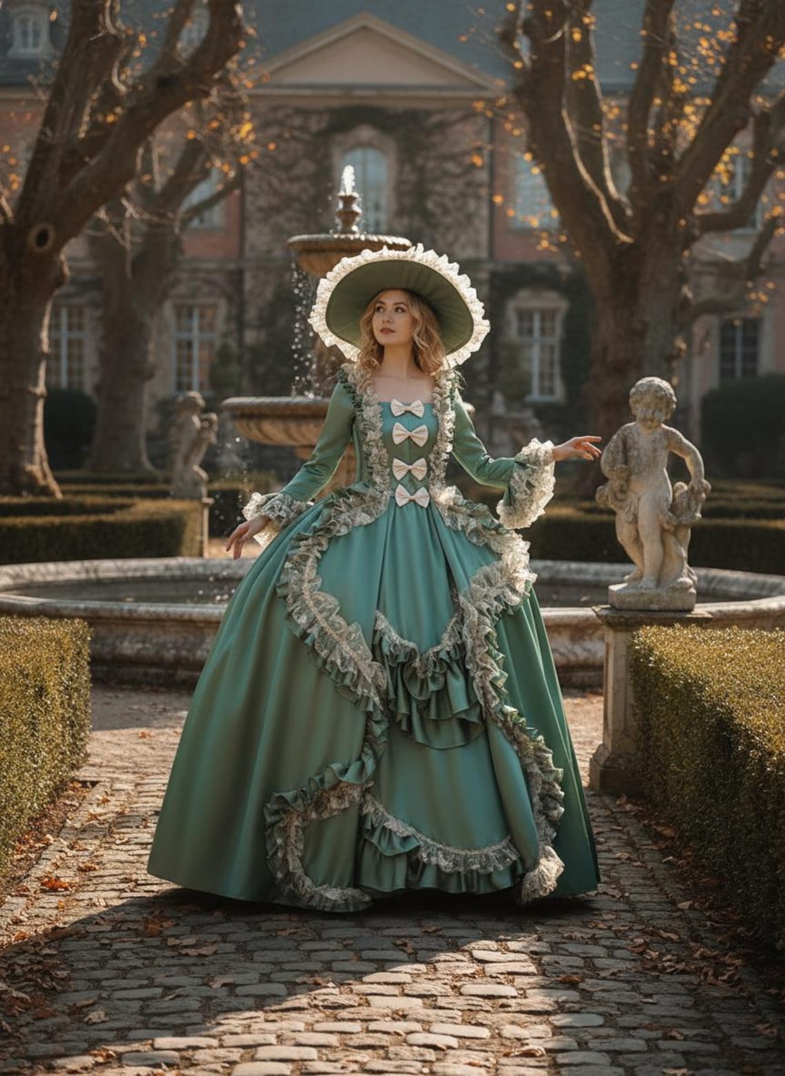 Rococo Ball Gown Marie Antoinette Dress Victorian Costume Renaissance ...