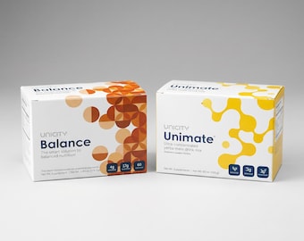 combo pack of unicity Balance (30 sachet)+ Unimate lemon (30 SACHETS)