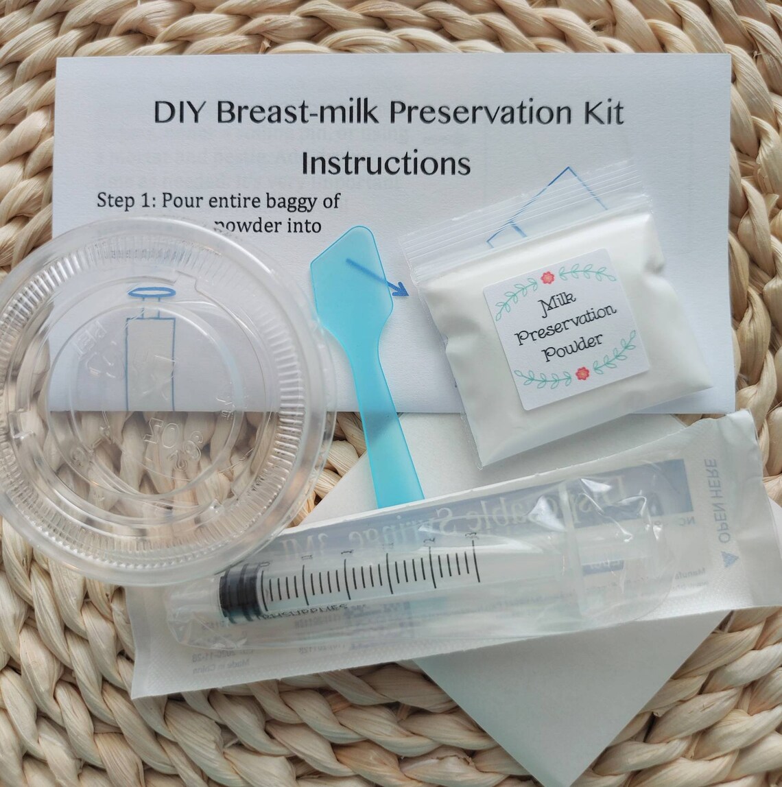 DIY Breastmilk Preservation Powder Kit Easy DIY KIT Etsy