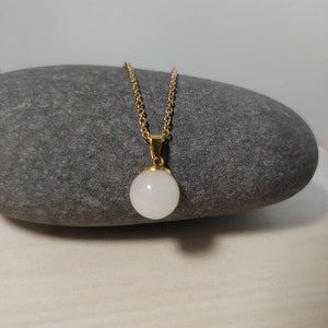 DIY collier de lait maternel/souvenir sur chaîne dorée en acier inoxydable - KIT de résine DIY