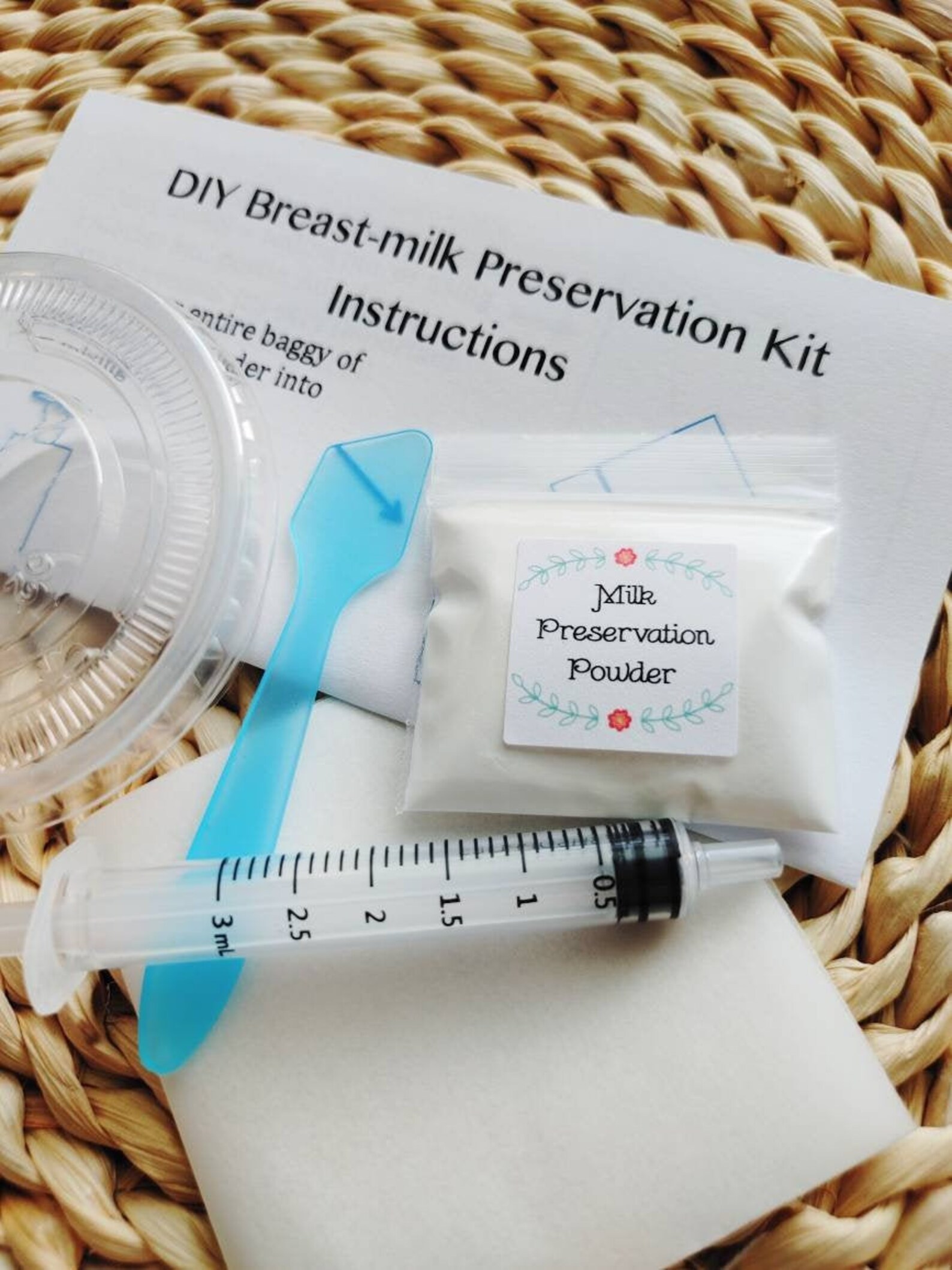 DIY Breastmilk Preservation Powder Kit Easy DIY KIT - Etsy
