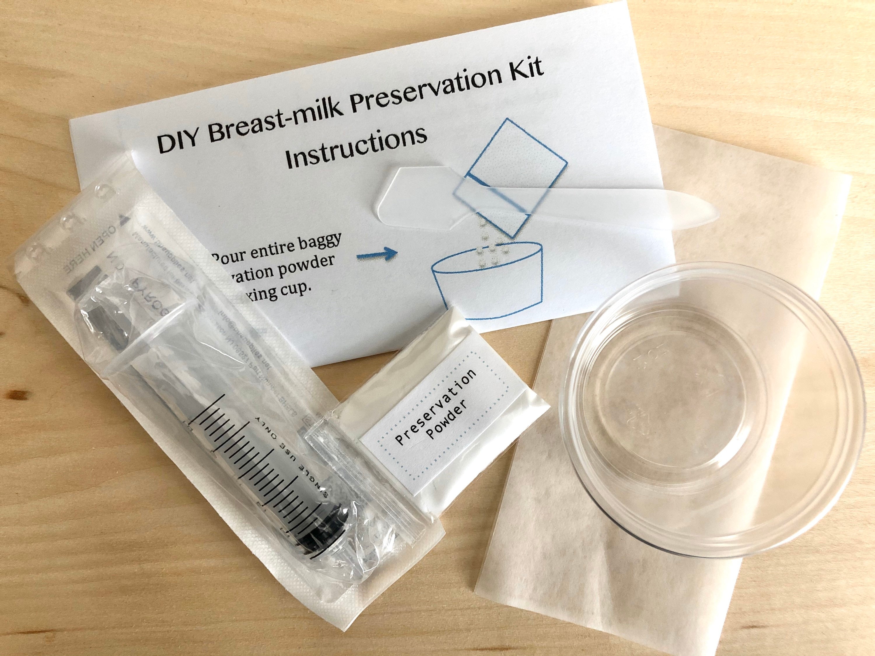 DIY Breastmilk Preservation Powder Kit Easy DIY KIT Etsy