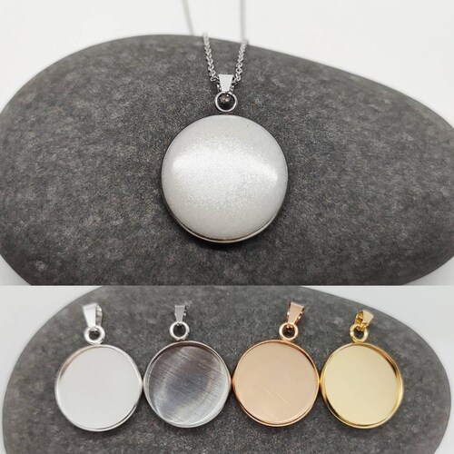 DIY Breastmilk/keepsake Necklace on Gold Stainless Steel Etsy