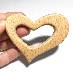 45 DIY Babypflege Zubehör mehrförmig Holz Beißring für Kleinkind-Kinderspielzeug 