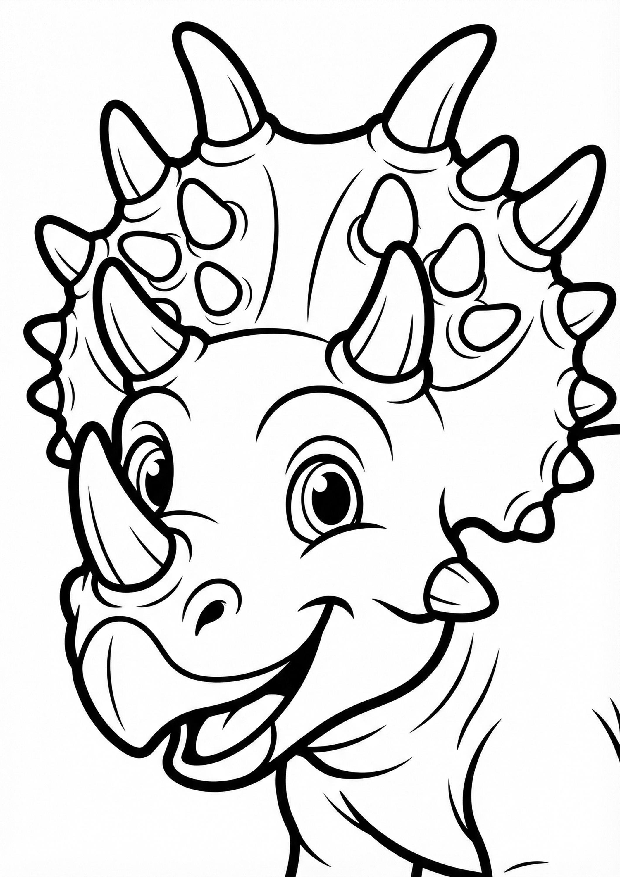 Cute Dinosaur Coloring Pages for Kids | 25 Printable Dino Sheets | T ...