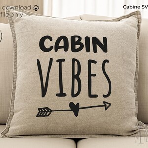 Cabin Vibes SVG, Retro Camping Shirt Design, Lake Weekend T-Shirt Cut File for Cricut