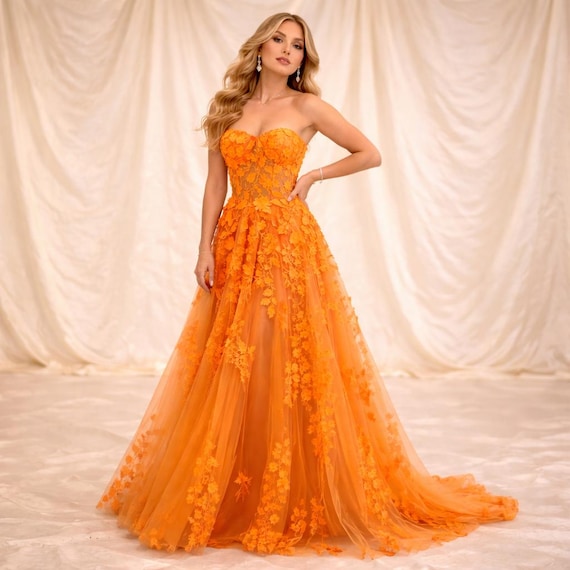strapless orange maxi dress Allegra K Backless Satin Bodycon Dress, / S From the moment you walk in Xela Orange Strapless Maxi Dress