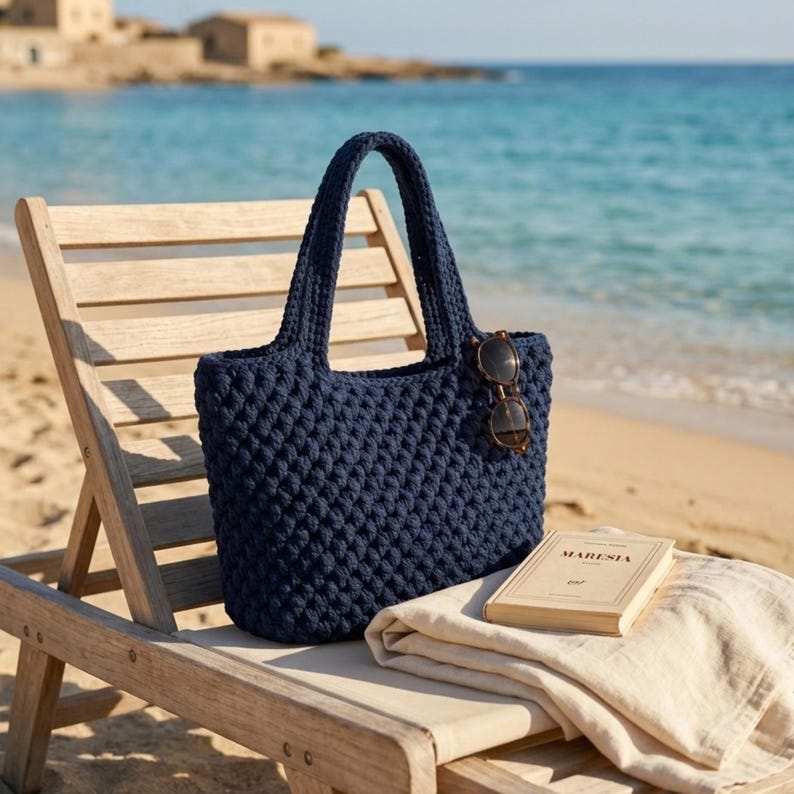 Big Crochet Tote Bag Pattern | Crochet Market Bag Pattern | Textured ...