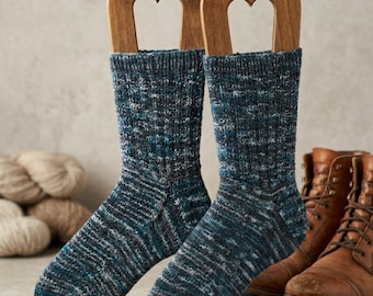 Simple sock knitting pattern PDF | Socks for beginners PDF |Sock Pattern Adult S M L | Fingering Weight Yarn Socks |Cozy Knit Socks Tutorial
